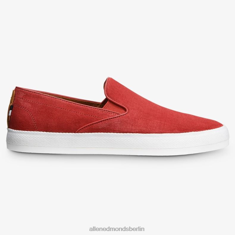 Allen Edmonds purpurrotes Wildleder Männer Holden Beach Slip-on 82J2T386