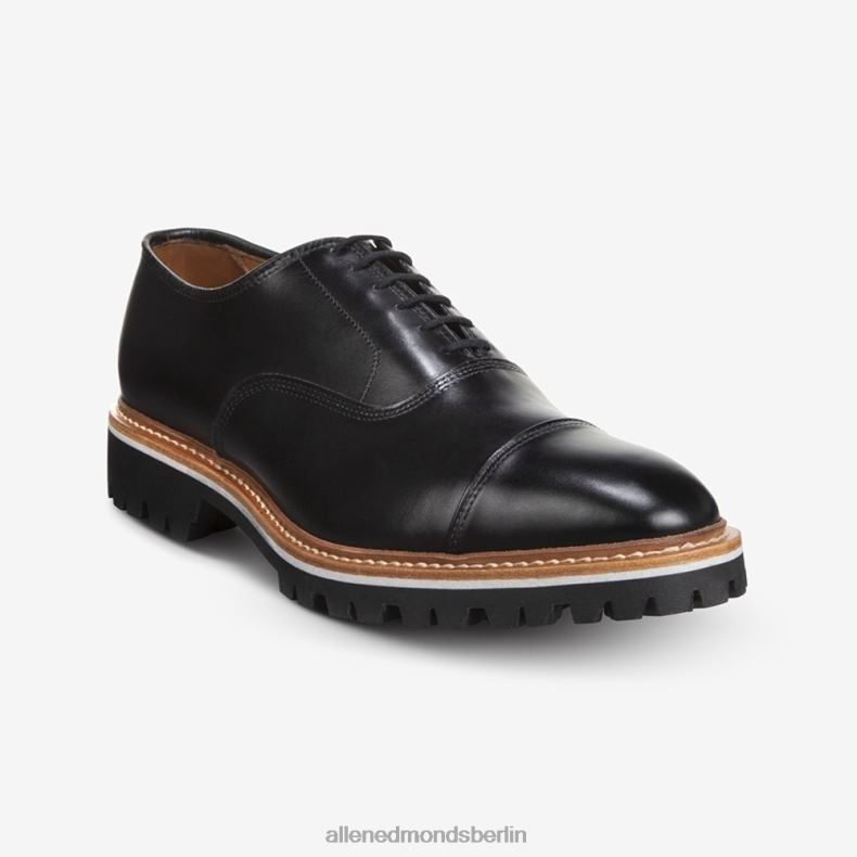 Allen Edmonds schwarzes Leder Männer Anzugschuh mit Park Avenue-Signatur und Stollen 82J2T40