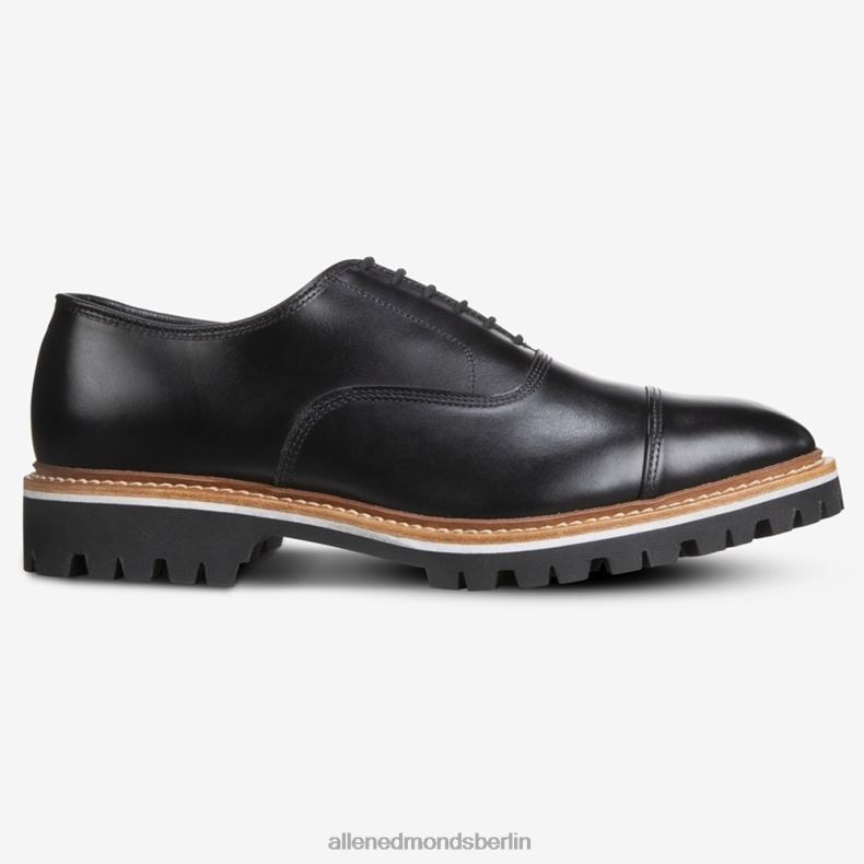 Allen Edmonds schwarzes Leder Männer Anzugschuh mit Park Avenue-Signatur und Stollen 82J2T40