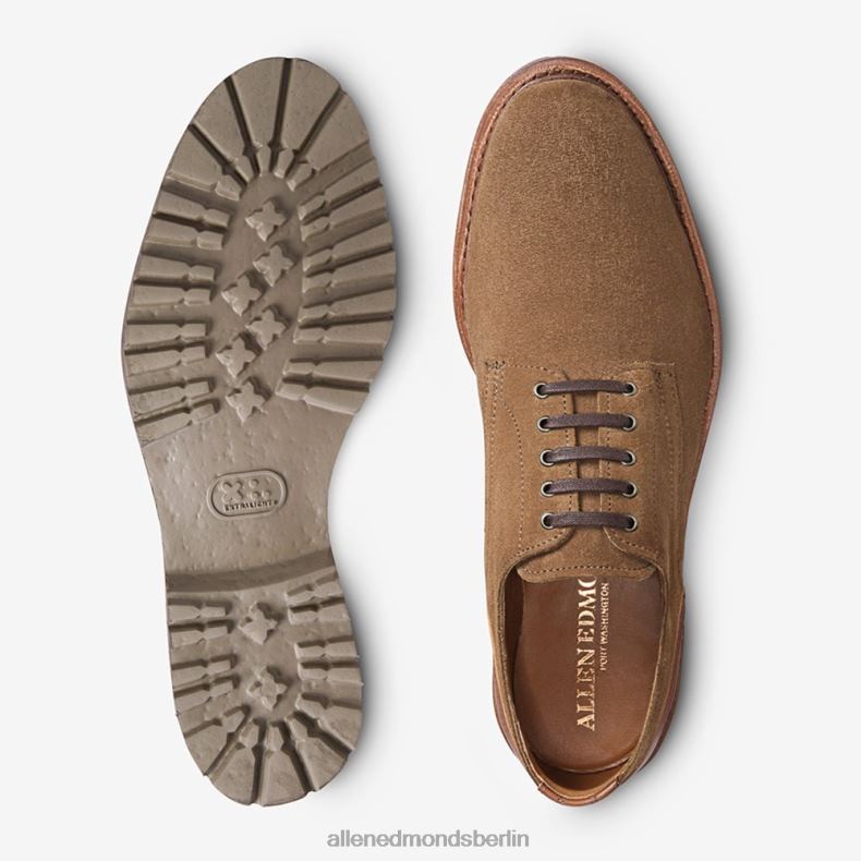 Allen Edmonds Cognac-Schnupftabak Männer Discovery-Derby-Schuh aus Wildleder 82J2T110