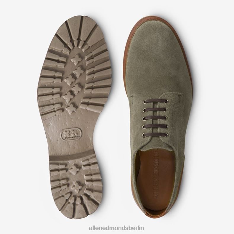 Allen Edmonds Nelke/Cognac Männer Discovery-Derby-Schuh aus Wildleder 82J2T454