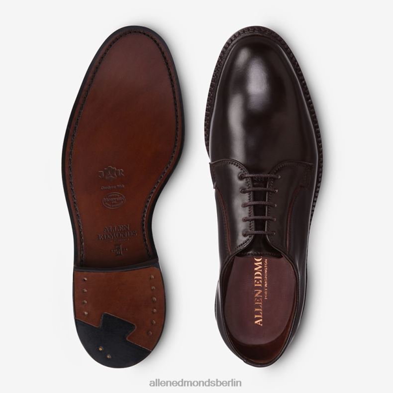 Allen Edmonds brauner Cordovan Männer Leeds Shell Cordovan Derby-Schuh 82J2T403