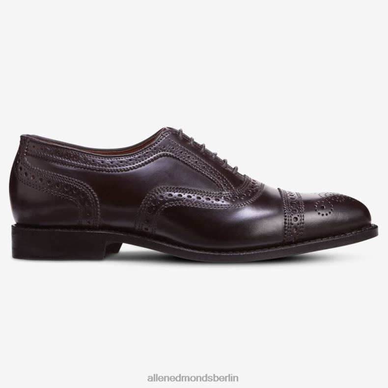 Allen Edmonds Burgunder Cordovan Männer Strand Shell Cordovan Captoe Oxford-Kleiderschuh 82J2T295