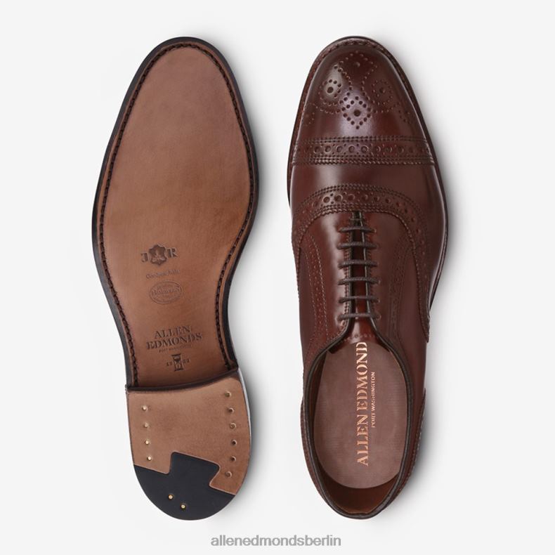 Allen Edmonds Chili-Cordovan Männer Strand Shell Cordovan Captoe Oxford-Kleiderschuh 82J2T31