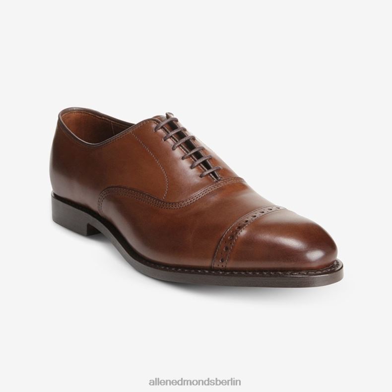 Allen Edmonds Kaffeebraun Männer Fifth Avenue Oxford-Schuh mit Kappenkappe 82J2T313