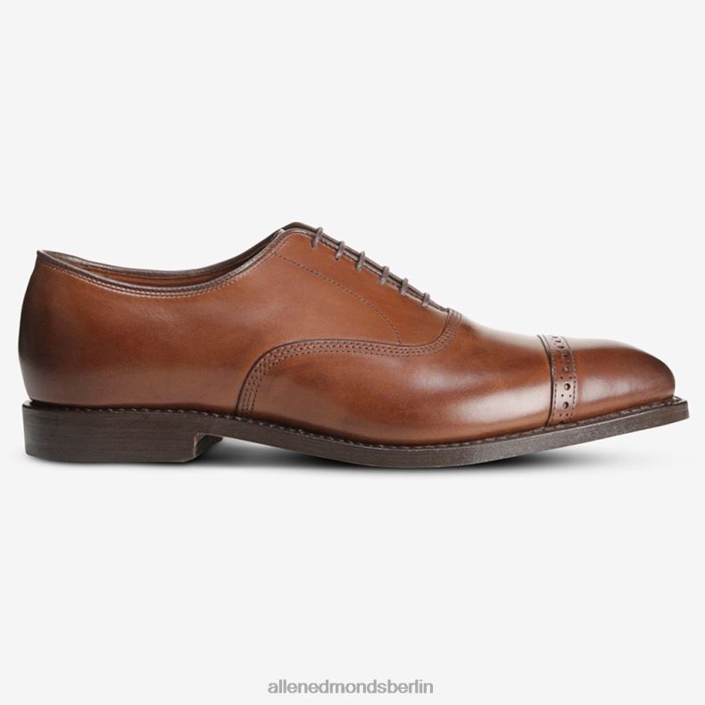 Allen Edmonds Kaffeebraun Männer Fifth Avenue Oxford-Schuh mit Kappenkappe 82J2T313