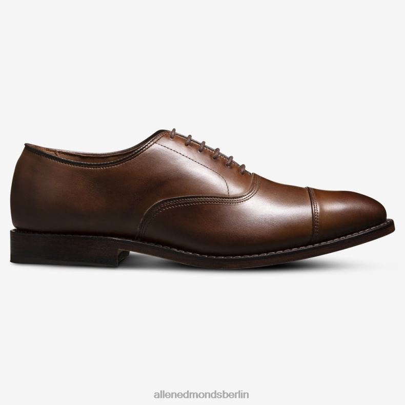 Allen Edmonds Kaffeebraun Männer Park Avenue Oxford-Schuh mit Kappenkappe 82J2T42