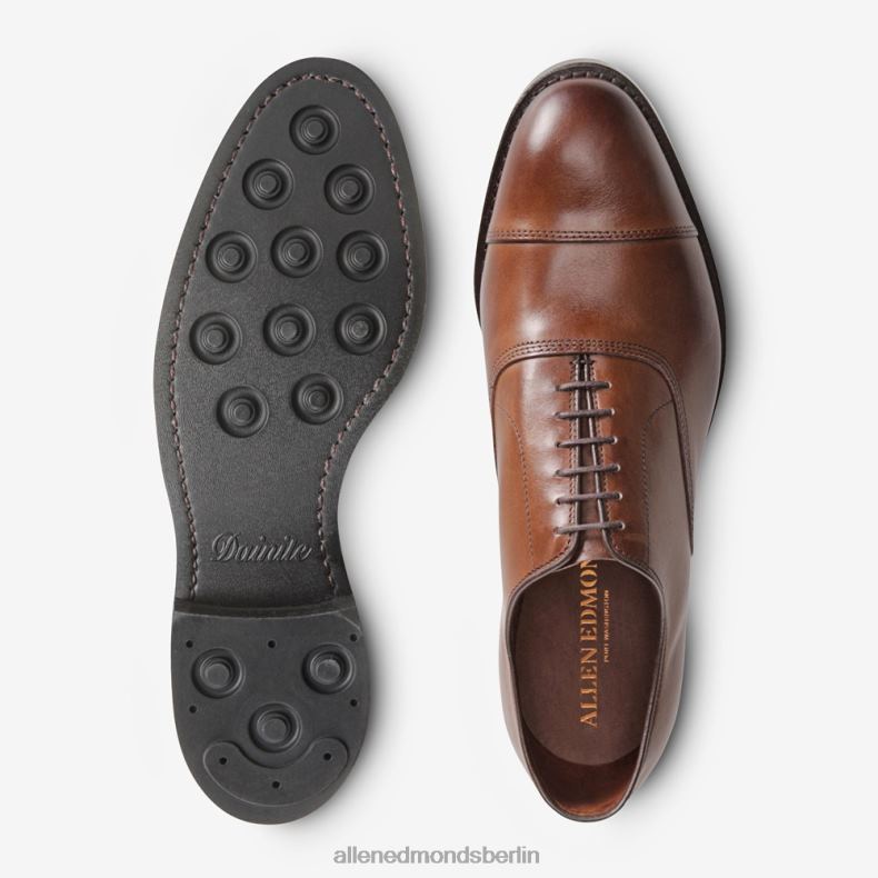 Allen Edmonds Kaffeebraun Männer Park Avenue Oxford-Schuh mit Zehenkappe und Dainite-Sohle 82J2T236