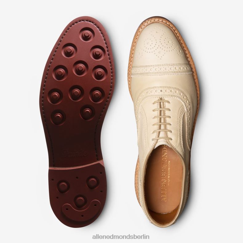 Allen Edmonds Knochenleder, pflanzlich gegerbt Männer Strandmok Cap-Toe-Oxford mit Dainite-Gummisohle 82J2T14