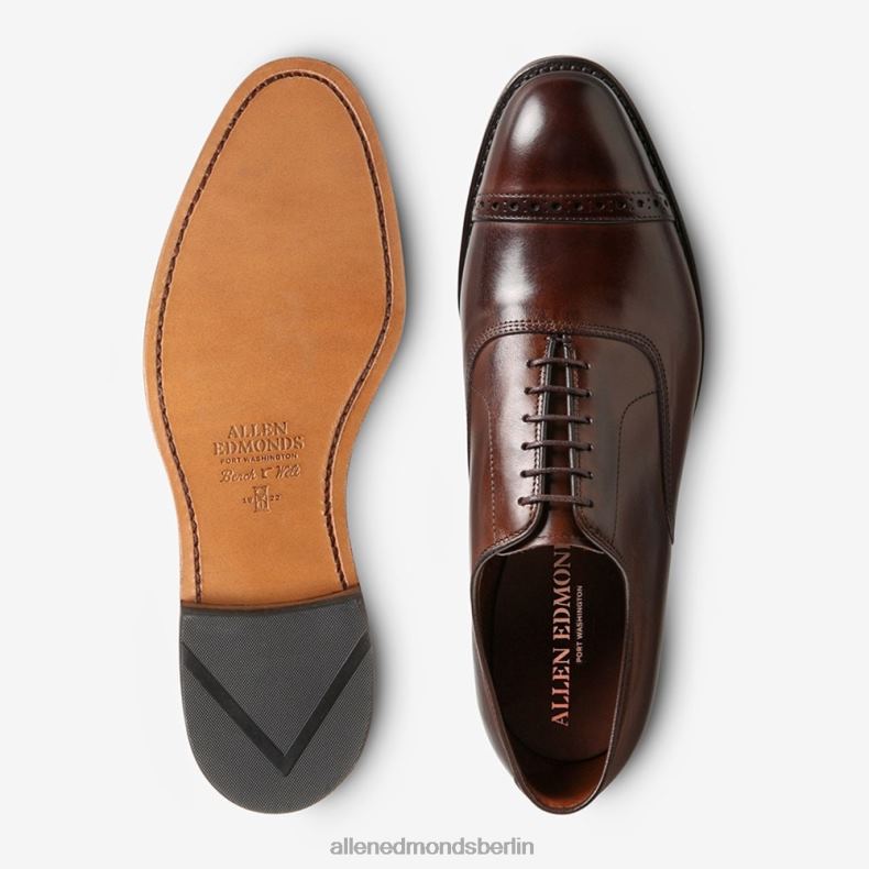 Allen Edmonds Mahagoni Männer Fifth Avenue Oxford-Schuh mit Kappenkappe 82J2T43