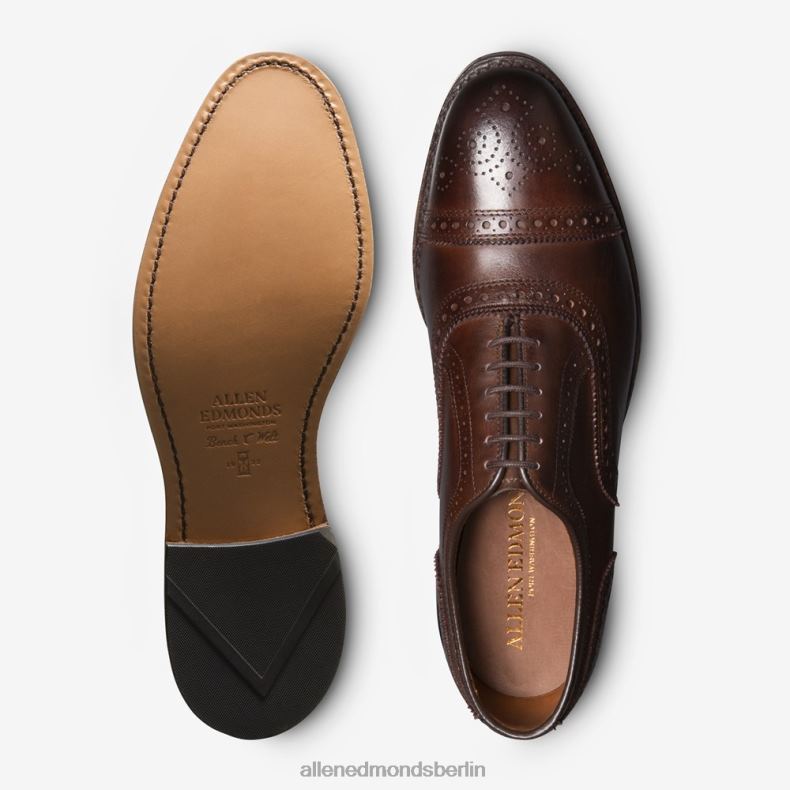 Allen Edmonds Mahagoni Männer Strand Oxford-Schuh mit Kappenkappe 82J2T23