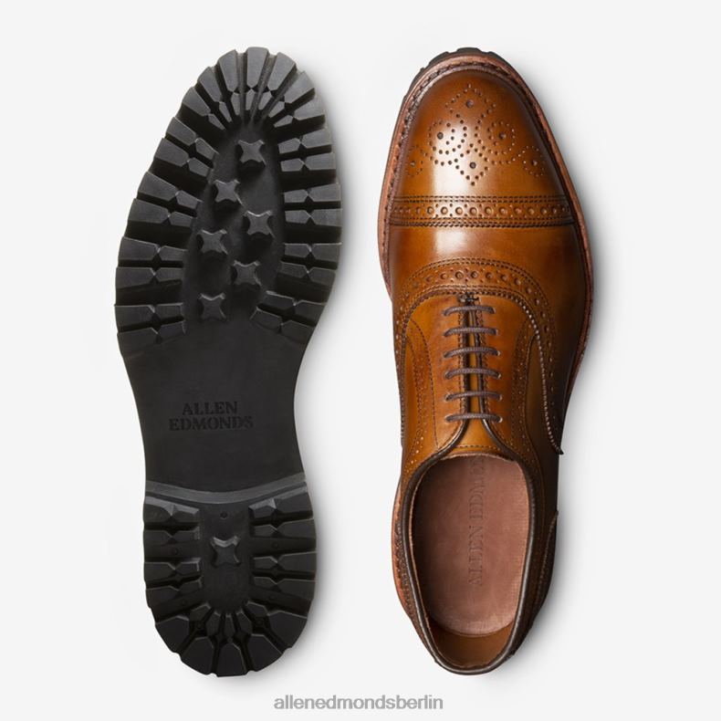 Allen Edmonds Nussbaum Männer Strand-Oxford-Schuh mit Captoe und Profilsohle 82J2T305