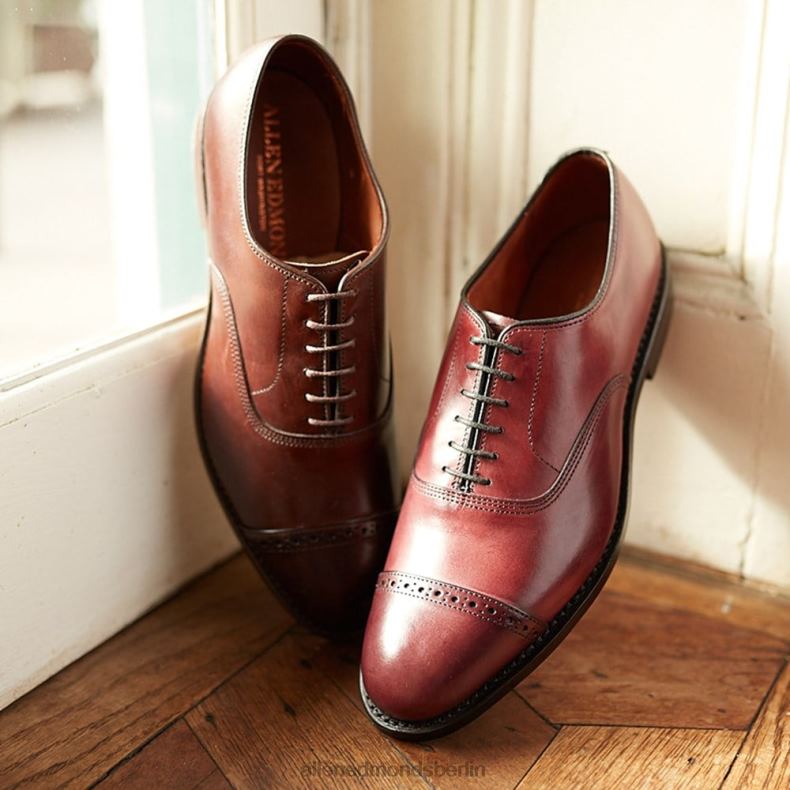 Allen Edmonds Ochsenblut Männer Fifth Avenue Oxford-Schuh mit Kappenkappe 82J2T111