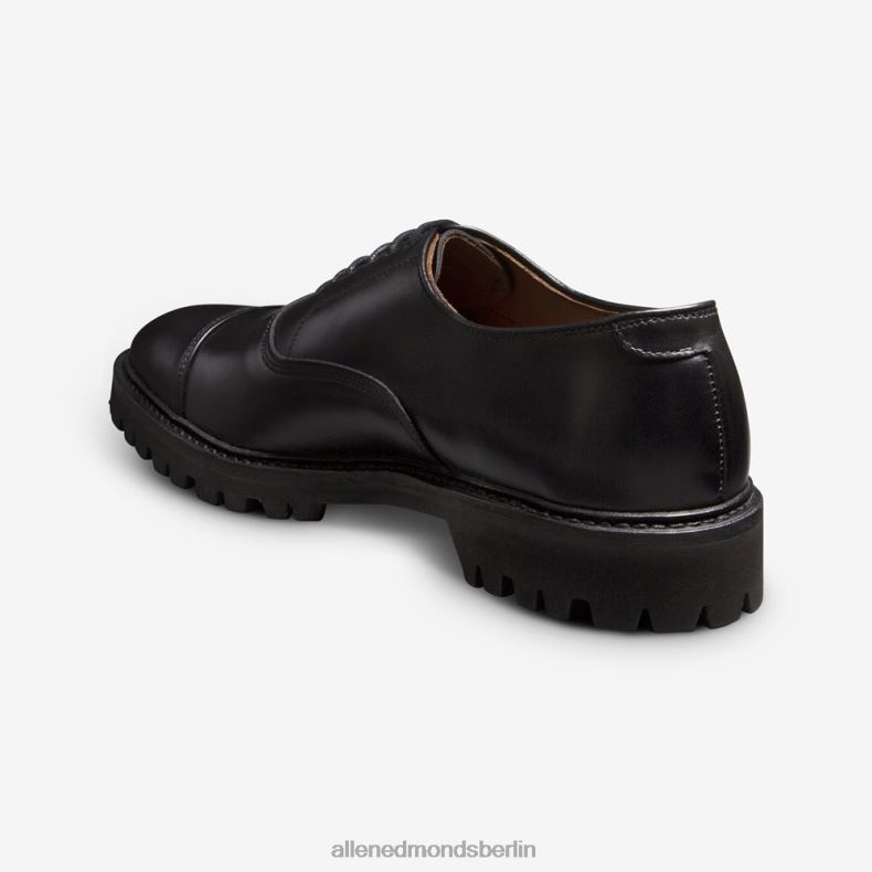 Allen Edmonds Schwarz Männer Park Avenue Oxford-Schuh mit Captoe und Profilsohle 82J2T137