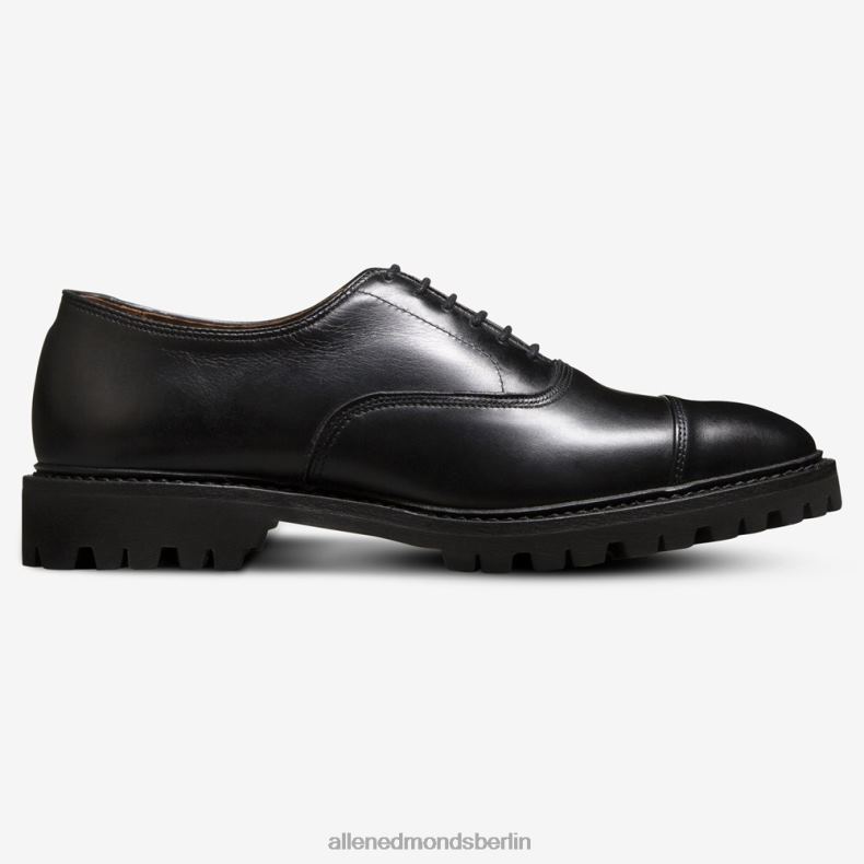 Allen Edmonds Schwarz Männer Park Avenue Oxford-Schuh mit Captoe und Profilsohle 82J2T137