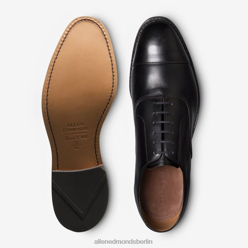 Allen Edmonds Schwarz Männer Park Avenue Oxford-Schuh mit Kappenkappe 82J2T39