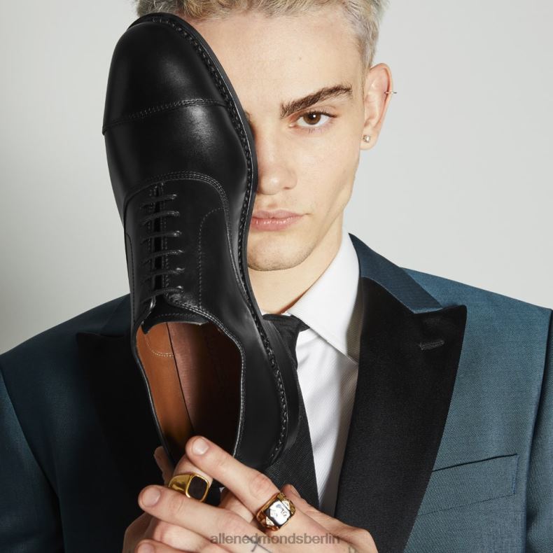 Allen Edmonds Schwarz Männer Park Avenue Oxford-Schuh mit Kappenkappe 82J2T39