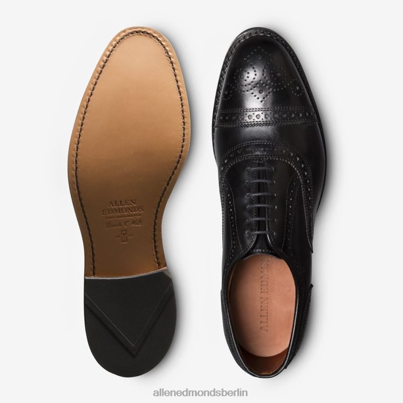 Allen Edmonds Schwarz Männer Strand Oxford-Schuh mit Kappenkappe 82J2T274