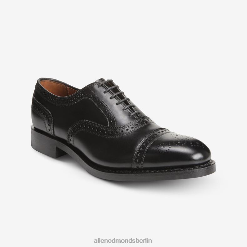 Allen Edmonds Schwarz Männer Strand-Oxford-Schuh mit Zehenkappe und Dainite-Sohle 82J2T29