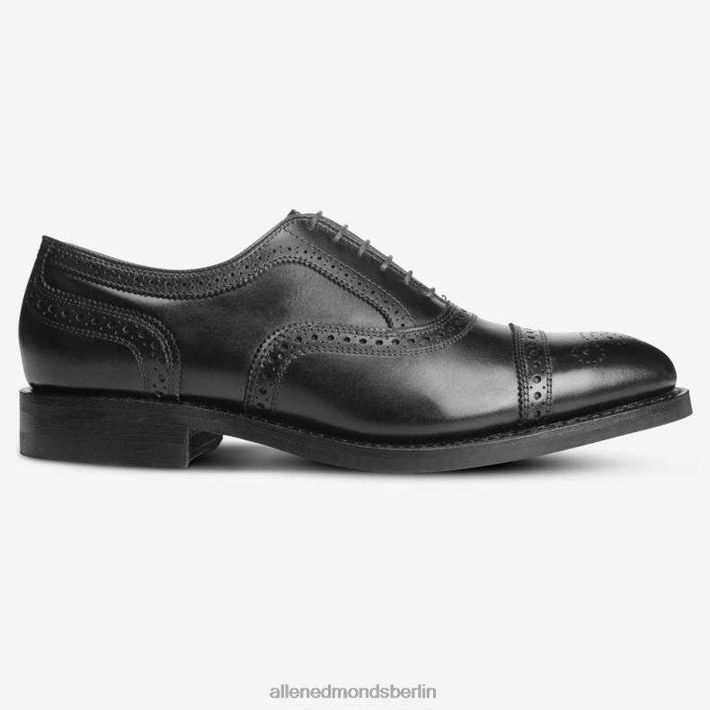 Allen Edmonds Schwarz Männer Strand-Oxford-Schuh mit Zehenkappe und Dainite-Sohle 82J2T29