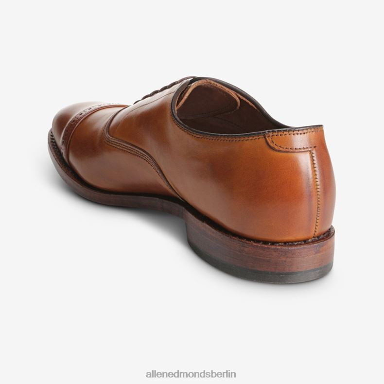 Allen Edmonds Walnussbraun Männer Fifth Avenue Oxford-Schuh mit Kappenkappe 82J2T311