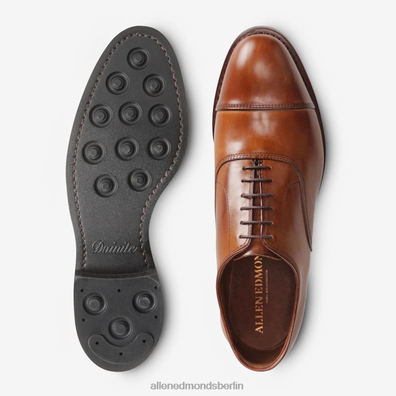 Allen Edmonds Walnussbraun Männer Park Avenue Oxford-Schuh mit Zehenkappe und Dainite-Sohle 82J2T237