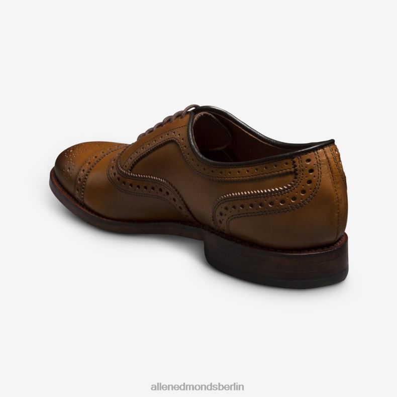 Allen Edmonds Walnussbraun Männer Strand Oxford-Schuh mit Kappenkappe 82J2T273