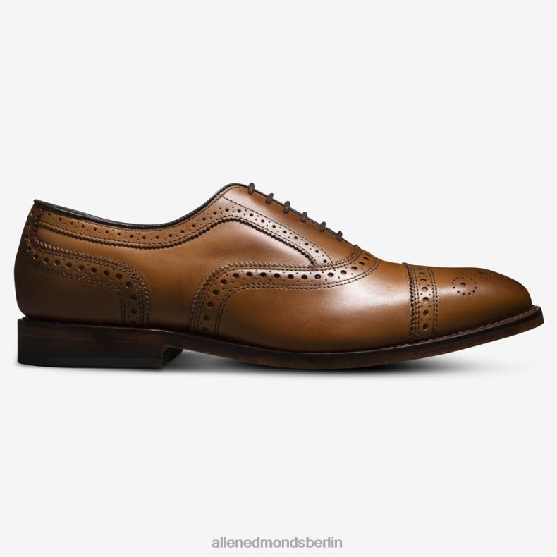 Allen Edmonds Walnussbraun Männer Strand Oxford-Schuh mit Kappenkappe 82J2T273