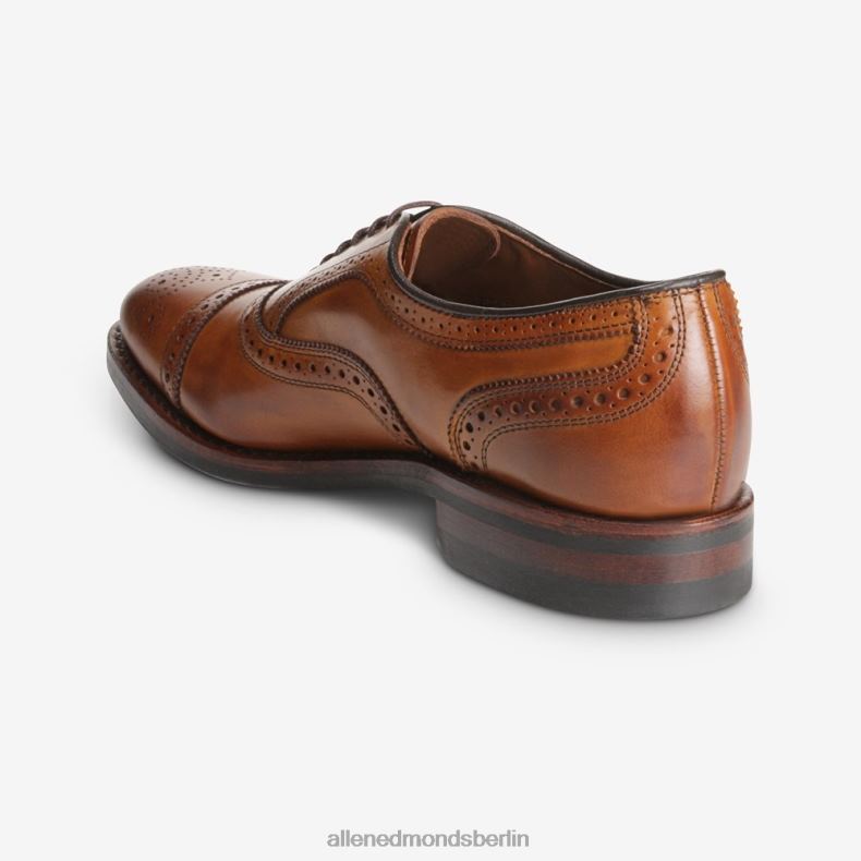 Allen Edmonds Walnussbraun Männer Strand-Oxford-Schuh mit Zehenkappe und Dainite-Sohle 82J2T288