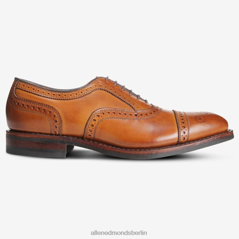 Allen Edmonds Walnussbraun Männer Strand-Oxford-Schuh mit Zehenkappe und Dainite-Sohle 82J2T288