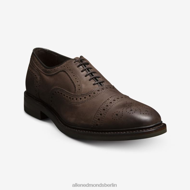 Allen Edmonds braunes Nubuk Männer Strandmok Cap-Toe-Oxford mit Dainite-Gummisohle 82J2T228