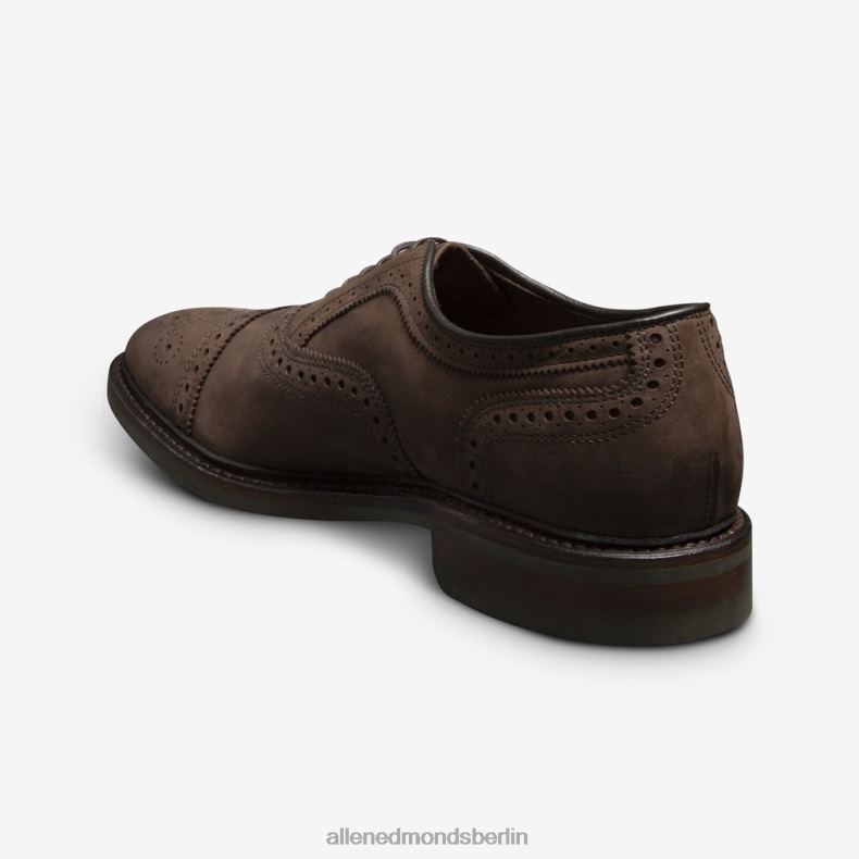 Allen Edmonds braunes Nubuk Männer Strandmok Cap-Toe-Oxford mit Dainite-Gummisohle 82J2T228