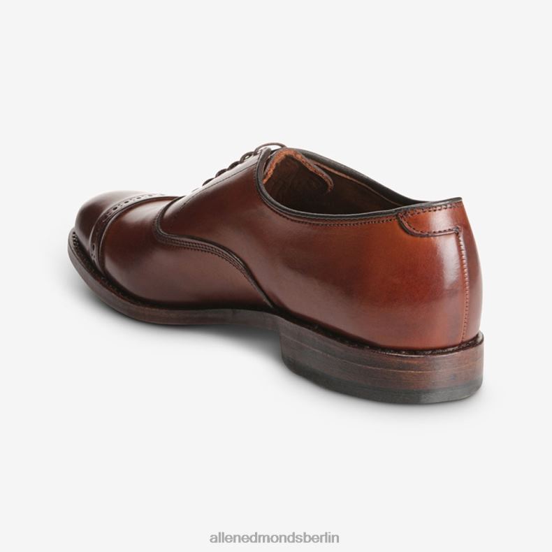 Allen Edmonds dunkles Chili Männer Fifth Avenue Oxford-Schuh mit Kappenkappe 82J2T312