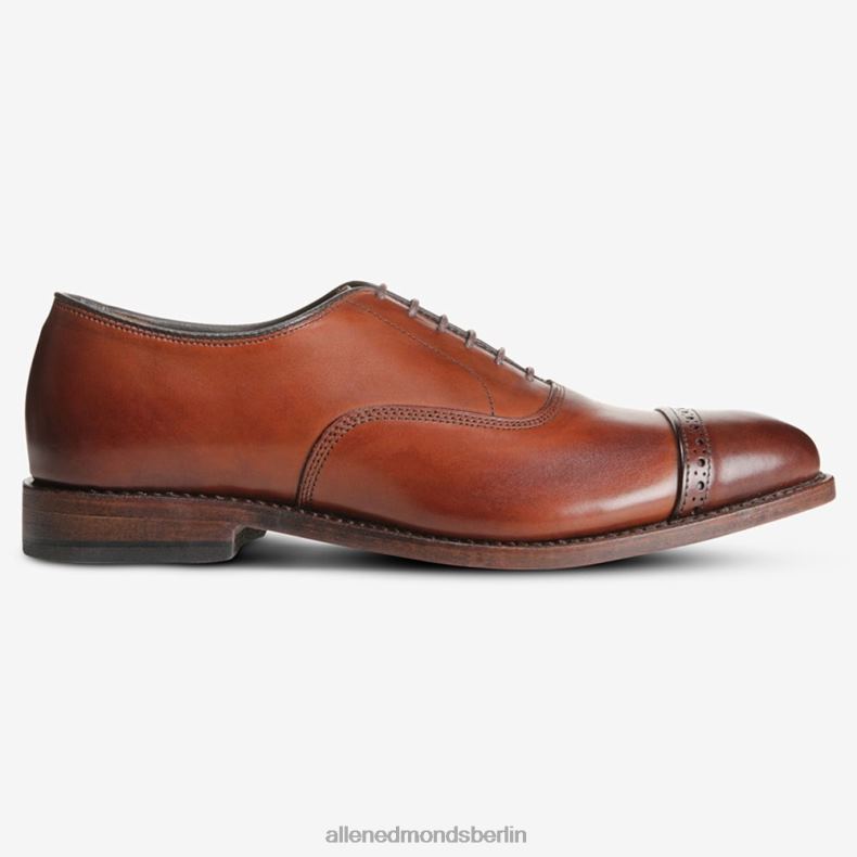 Allen Edmonds dunkles Chili Männer Fifth Avenue Oxford-Schuh mit Kappenkappe 82J2T312