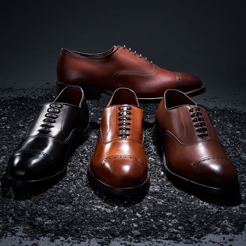 Allen Edmonds dunkles Chili Männer Fifth Avenue Oxford-Schuh mit Kappenkappe 82J2T312