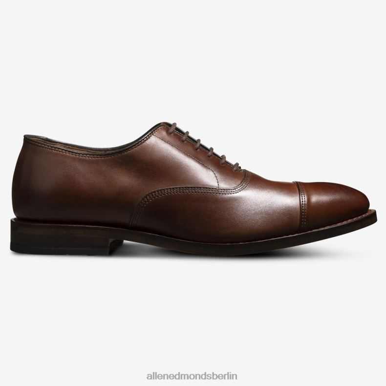 Allen Edmonds dunkles Chili Männer Park Avenue Oxford-Schuh mit Kappenkappe 82J2T1