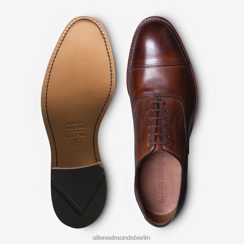 Allen Edmonds dunkles Chili Männer Park Avenue Oxford-Schuh mit Kappenkappe 82J2T1