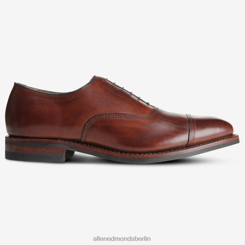 Allen Edmonds dunkles Chili Männer Park Avenue Oxford-Schuh mit Zehenkappe und Dainite-Sohle 82J2T12