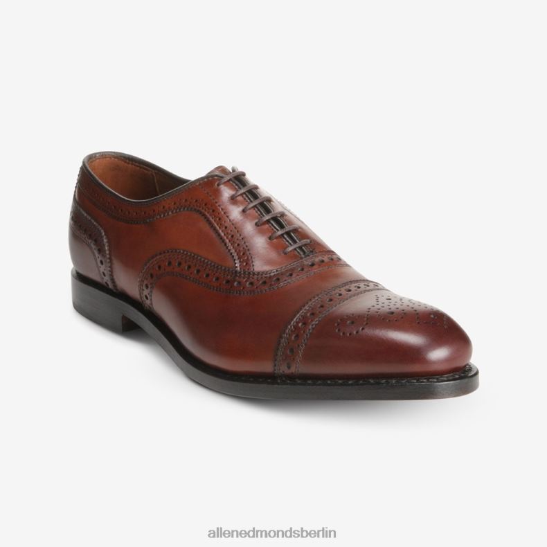 Allen Edmonds dunkles Chili Männer Strand Oxford-Schuh mit Kappenkappe 82J2T272