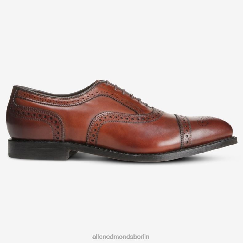 Allen Edmonds dunkles Chili Männer Strand Oxford-Schuh mit Kappenkappe 82J2T272