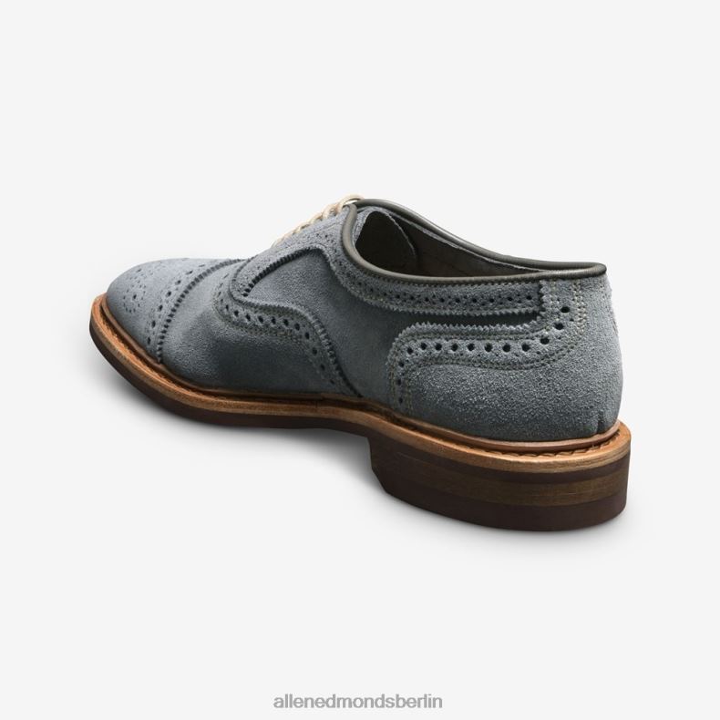 Allen Edmonds schiefergraues Wildleder Männer Strandmok Wildleder-Captoe-Oxford mit Dainite-Gummisohle 82J2T20