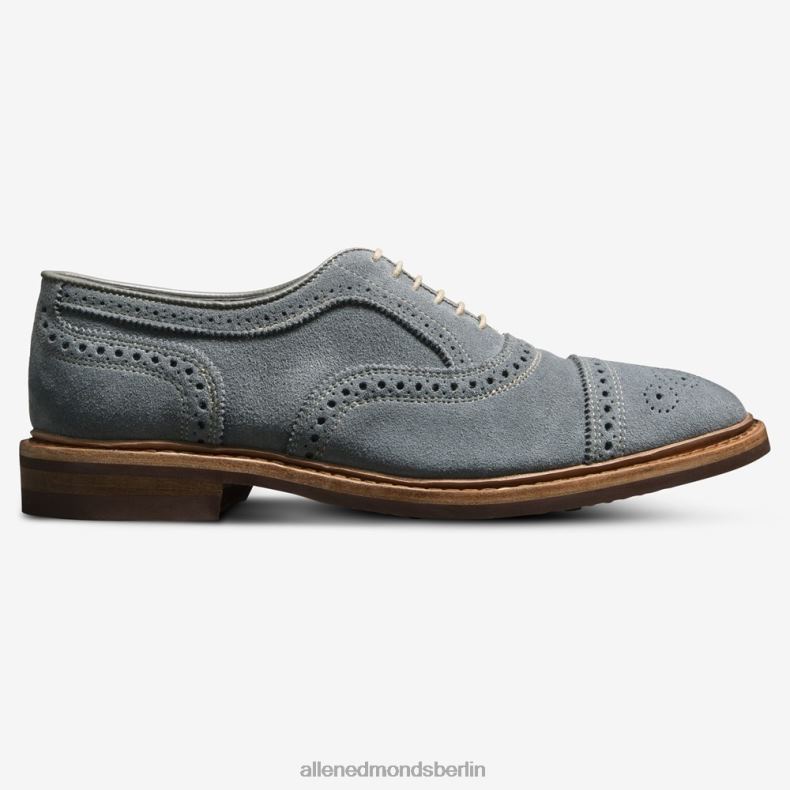 Allen Edmonds schiefergraues Wildleder Männer Strandmok Wildleder-Captoe-Oxford mit Dainite-Gummisohle 82J2T20
