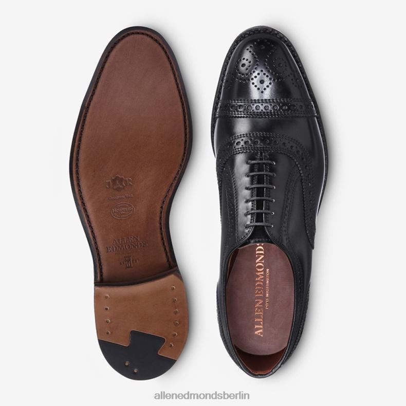 Allen Edmonds schwarzer Cordovan Männer Strand Shell Cordovan Captoe Oxford-Kleiderschuh 82J2T296