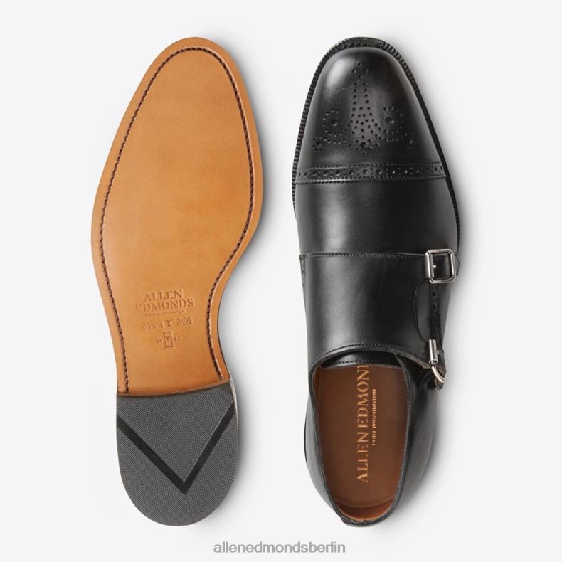 Allen Edmonds Schwarz Männer st. John's Double Monk Strap-Kleiderschuh 82J2T357