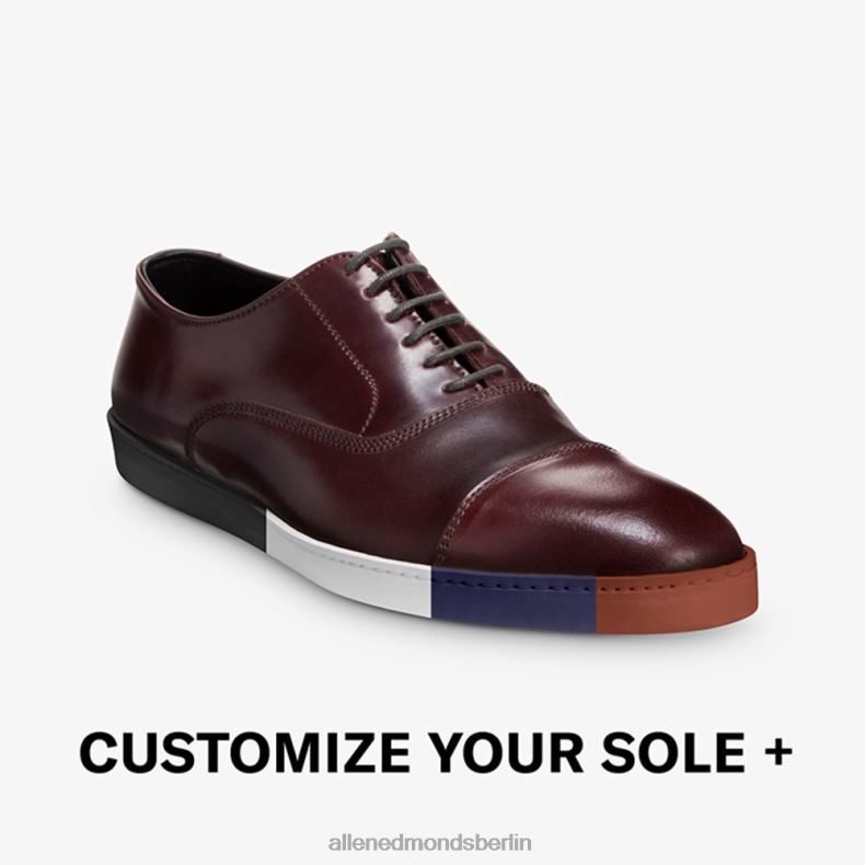 Allen Edmonds Burgunder Cordovan Männer Park Avenue Shell-Cordovan-Oxford-Kleid-Sneaker 82J2T264