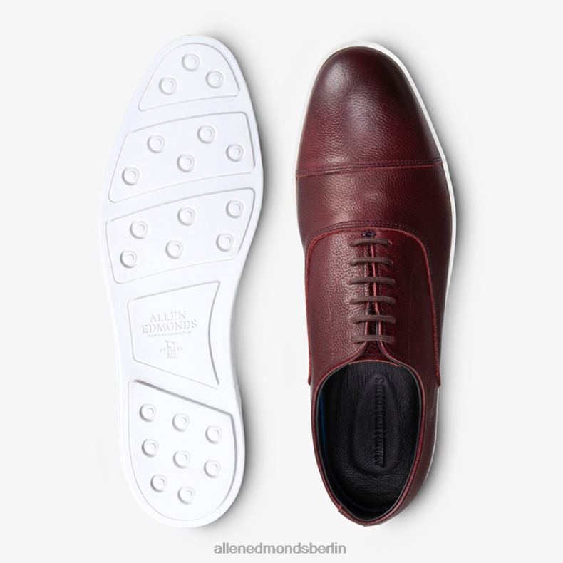 Allen Edmonds Burgunderkorn Männer Park Avenue Oxford-Kleid-Sneaker 82J2T252