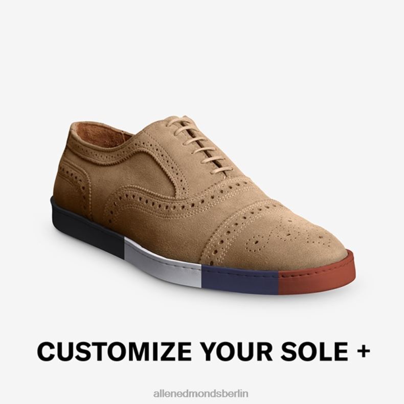 Allen Edmonds Knochen Männer Strand-Wildleder-Oxford-Sneaker 82J2T286