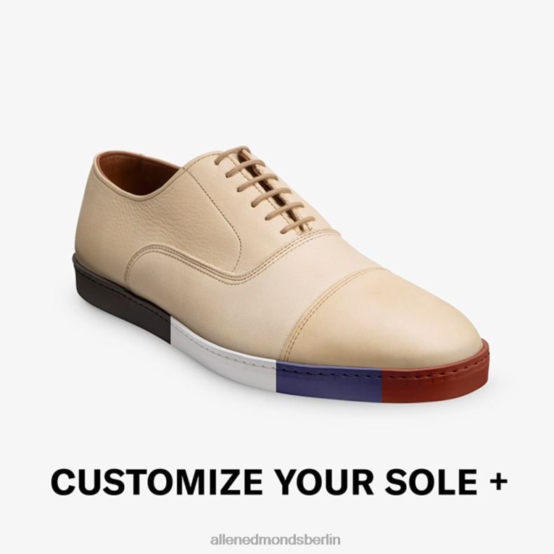 Allen Edmonds Knochenleder, pflanzlich gegerbt Männer Park Avenue Oxford-Kleid-Sneaker 82J2T15