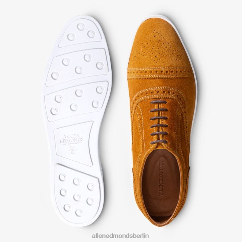 Allen Edmonds Kurkuma-Wildleder Männer Strand Oxford-Sneaker 82J2T13