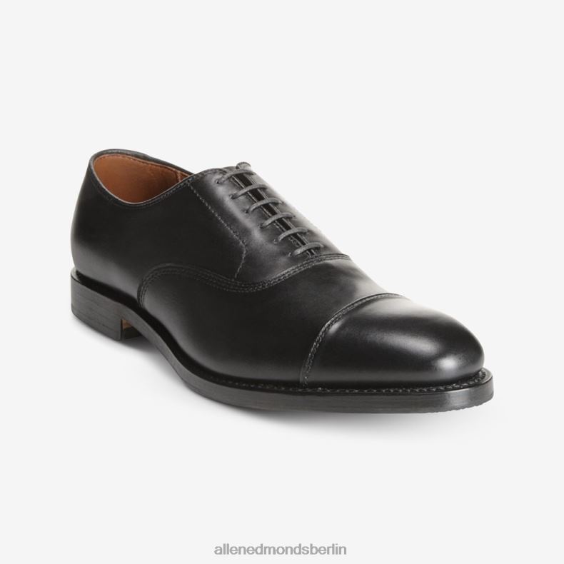 Allen Edmonds Schwarz Männer Park Avenue Oxford-Schuh mit kombinierter Steppsohle 82J2T32